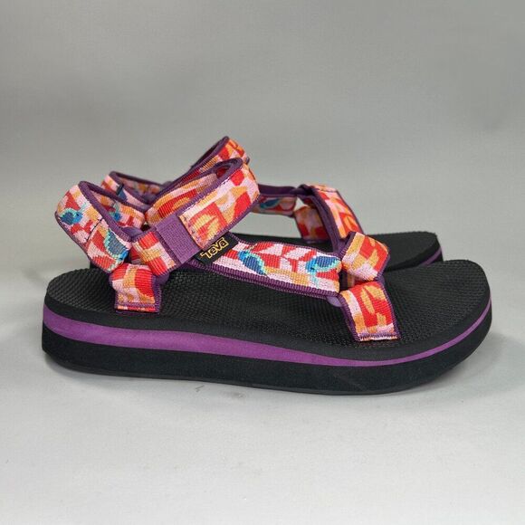 Teva Midform Universal Sandals Women's Size 7 Colorful Adjustable Stappy Active - Picture 1 of 11